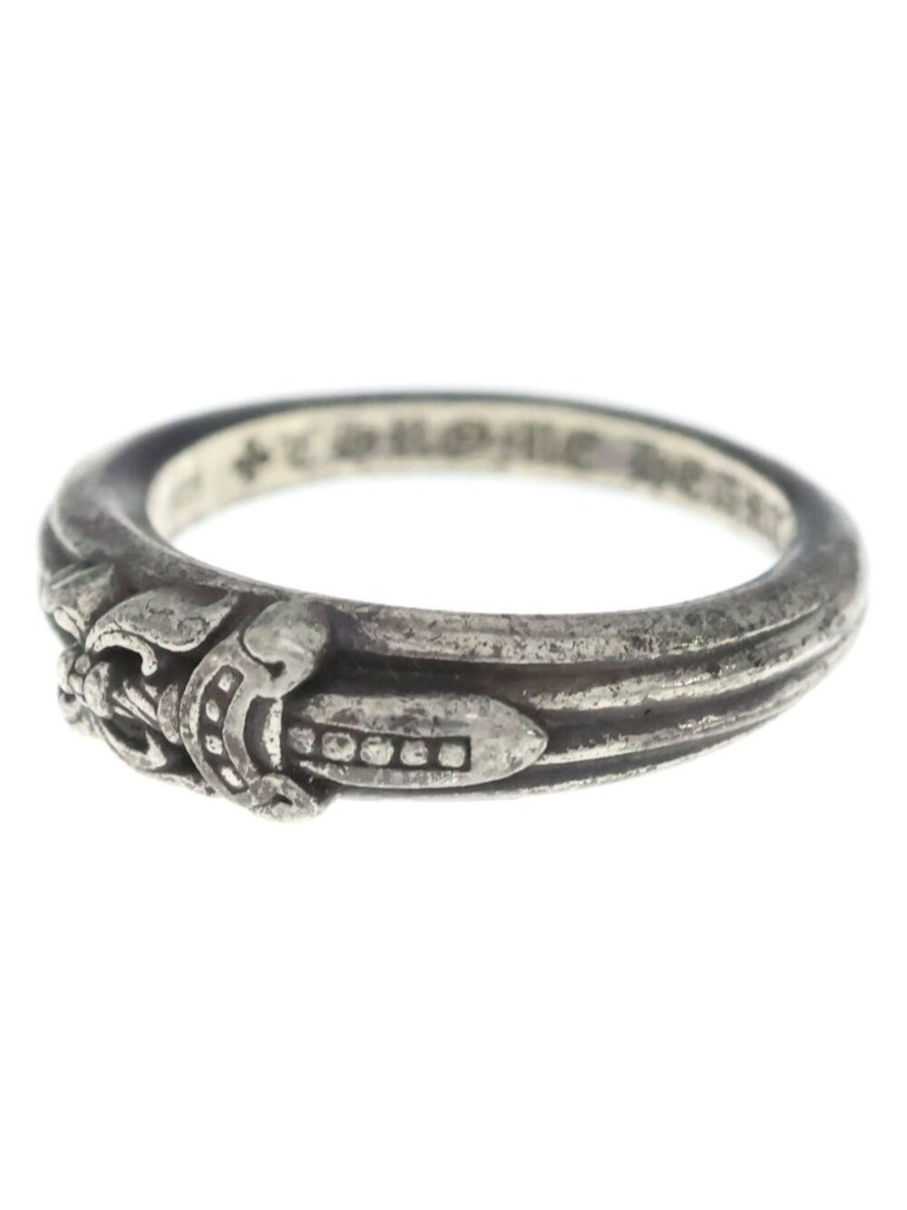 Chrome Hearts Baby Classic Dagger Ring Silver
